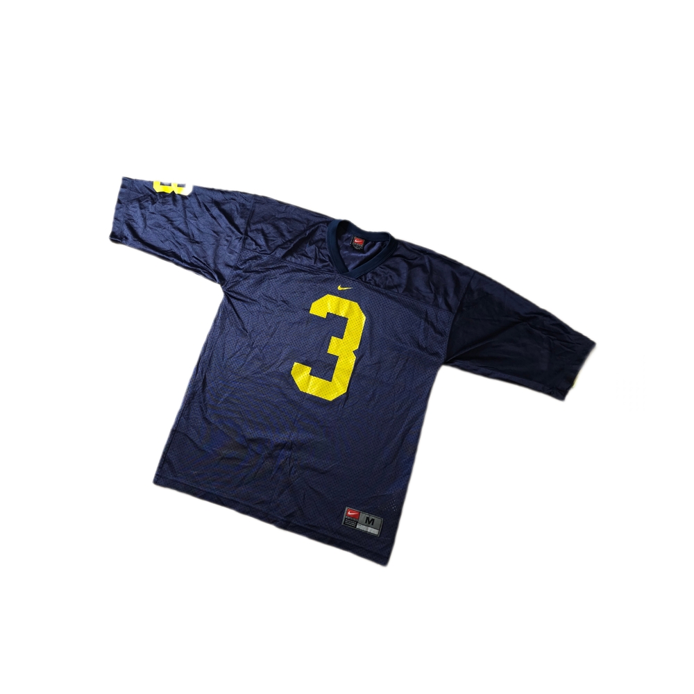 Vintage Nike Michigan Wolverines 90s College Football Jersey #3